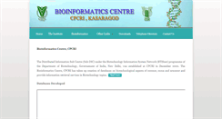 Desktop Screenshot of bioinfcpcri.org